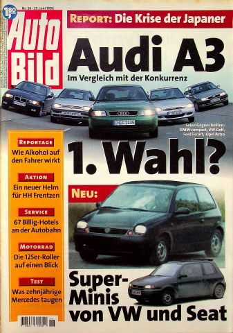 Deckblatt Auto Bild (26/1996)